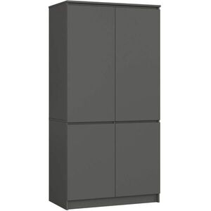 RAUMHIRSCH FURNITURE ŠATNÍK grafitově šedý 180/90/51 obraz