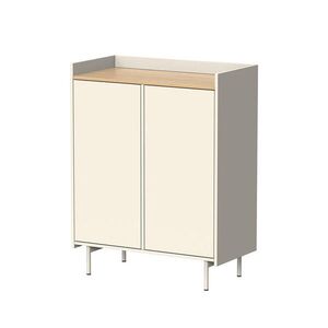 Vicco KREDENC Velina Krémová 80 x 103 cm se 6 přihrádkami obraz