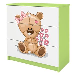 RAUMHIRSCH FURNITURE KOMODA Babydreams Medvídek s květinami 81/81/41 obraz