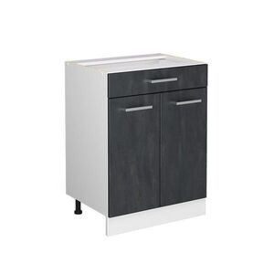 Vicco SPODNÍ SKŘÍŇKA KUCHYŇSKÉ LINKY R-Line Černý beton 60 cm bez pracovní desky obraz
