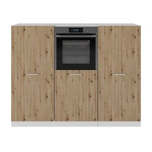 Vicco KUCHYŇSKÝ BLOK R-Line Dub řemeslný/bílý 180 cm bez pracovní desky obraz