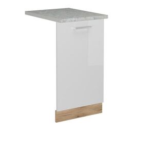 Vicco PŘEDNÍ PANEL R-Line Bílá vysoký lesk 45 cm s pracovní deskou obraz