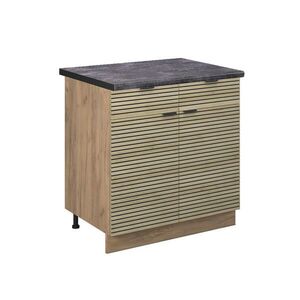 Vicco SPODNÍ SKŘÍŇKA KUCHYŇSKÉ LINKY Fame-Line Dubový panel 80 cm , PD Antracit obraz