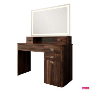 Vicco TOALETNÍ STOLEK Neria Rustikální dub 120 cm se zrcadlem LED obraz