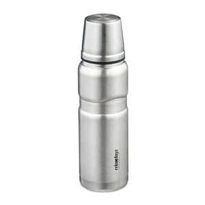 Relaxdays TERMOLÁHEV Stříbrná nerez isolační 500 ml s hrnkem obraz