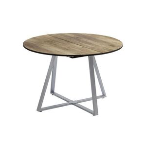 Vicco JÍDELNÍ STŮL Loyd, Rustikální dub/Šedá, 120-160 x 120 cm Rozšiřitelný obraz