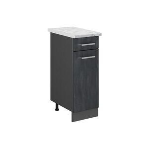 Vicco SPODNÍ SKŘÍŇKA KUCHYŇSKÉ LINKY R-Line Černý beton 30 cm PD Mramor obraz