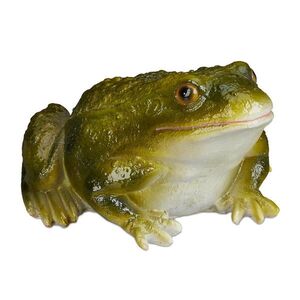 Relaxdays FIGURKA Zelená žába umělý kámen obraz