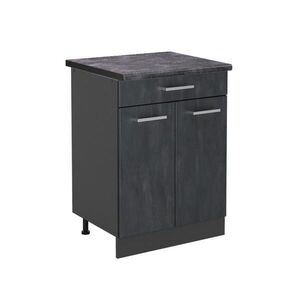 Vicco SPODNÍ SKŘÍŇKA KUCHYŇSKÉ LINKY R-Line Černý beton 60 cm PD Antracit obraz