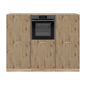 Vicco KUCHYŇSKÝ BLOK R-Line Dub Artisan / dub Goldkraft 180 cm bez pracovní desky obraz