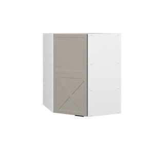 Vicco ROHOVÝ VĚŠÁK NA STĚNU Fame-Line GreyBeige 57 cm obraz