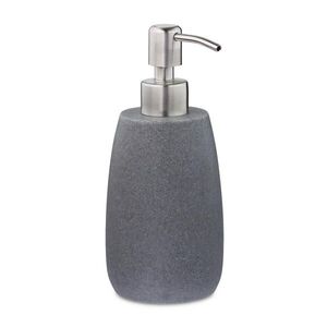 Relaxdays DÁVKOVAČ MÝDLA Šedý polyresin 300 ml obraz