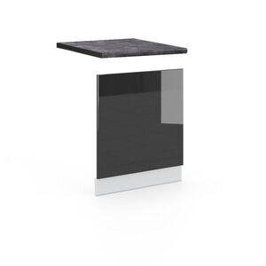 Vicco PŘEDNÍ PANEL Fame-Line Antracitový vysoký lesk 60 cm , PD Antracit obraz