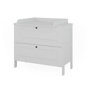 VitaliSpa PŘEBALOVACÍ PULT Ajaton Bílá 108 x 98 cm se 2 zásuvkami obraz