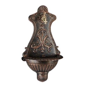 Relaxdays FONTÁNA Bronze Zlatá 66 cm obraz