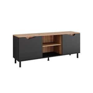 Vicco NÍZKÝ NÁBYTEK POD TELEVIZI Marelle Antracit/Artisan 150 x 60 cm se 2 dveřmi obraz