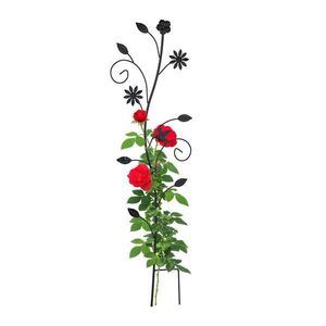 Relaxdays MŘÍŽ Černá ocel antický design 1dílná-sada 110x34 cm obraz