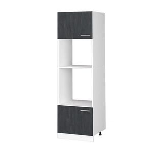 Vicco SKŘÍŇKA NA MIKROVLNNOU TROUBU R-Line Černý beton 60 cm bez pracovní desky obraz