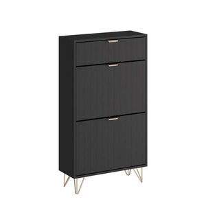 Vicco SKŘÍŇ NA BOTY Helge Černá 60 x 107.5 cm 2 přihrádky obraz