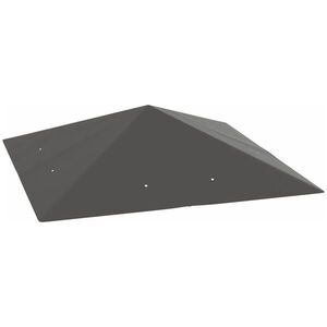 Outsunny NÁHRADNÍ STŘECHA pro altán 3 x 3 m, vodoodpudivá, střecha altánu UPF30+, náhradní potah obraz