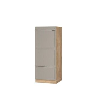 Vicco VYSOKÁ SKŘÍŇ Fame-Line, GreyBeige/Zlatý mocný dub, 60 cm obraz