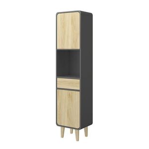 Vicco KOUPELNOVÝ NÁBYTEK Arla Antracit/dub 40 x 161 cm obraz
