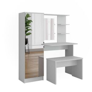 Vicco TOALETNÍ STOLEK Jasmin Bílá 123 x 141.2 cm s lavičkou obraz