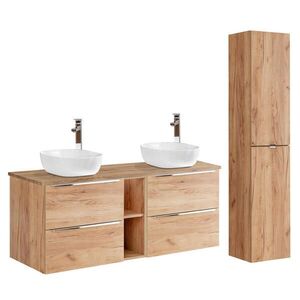 Petits-meubles KOUPELNOVÝ NÁBYTEK 140.4cm duben 2er-Set Dřevo obraz