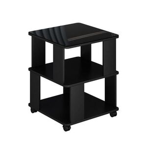 Vicco KONFERENČNÍ STOLEK Velito Černá 50 x 50 cm obraz