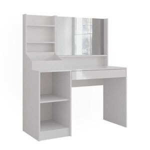 Vicco TOALETNÍ STOLEK Sherry Bílá/bílý vysoký lesk 119.8 cm 3 díly obraz