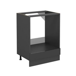 Vicco SKŘÍŇKA NA VESTAVĚNOU TROUBU R-Line Antracitový vysoký lesk 60 cm bez pracovní desky obraz