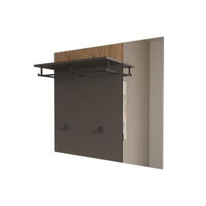 Vicco NÁSTĚNNÝ VĚŠÁK Irma Antracit/Artisan 106 x 95.8 cm se zrcadlem obraz