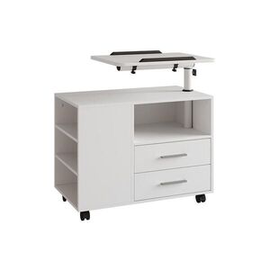 Vicco NOČNÍ STOLEK Bora Bílá 80 x 88 cm s nastavitelnou pracovní plochou obraz