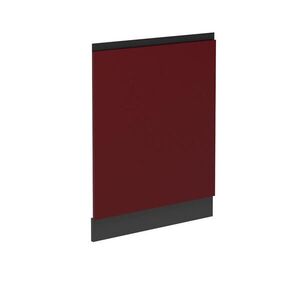 Vicco ČELNÍ PANEL MYČKY R-Line Červená 60 cm bez pracovní desky obraz