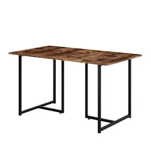 Vicco JÍDELNÍ STŮL Merido Rustikální dub/černá 140 x 80 cm obraz