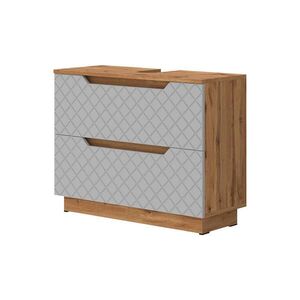 Vicco DOLNÍ SKŘÍŇKA POD DŘEZ Lotta Šedá 79.6 x 62.5 cm se 2 zásuvkami obraz