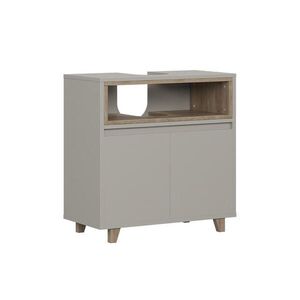 Vicco ZÁKLADNÍ SKŘÍŇKA POD UMYVADLO Elnor Greige 60 x 61 cm se 2 dveřmi obraz