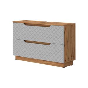 Vicco DOLNÍ SKŘÍŇKA POD DŘEZ Lotta Šedá 99.4 x 62.5 cm se 2 zásuvkami obraz