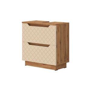 Vicco DOLNÍ SKŘÍŇKA POD DŘEZ Lotta Kašmír 59.8 x 62.5 cm se 2 zásuvkami obraz