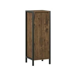 Vicco STŘEDNÍ SKŘÍŇKA Naola Dub/černá 30 x 80 cm se 3 přihrádkami obraz