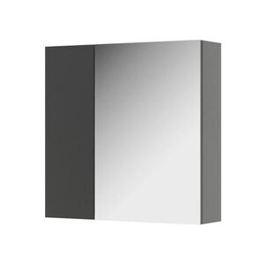 Vicco KOUPELNOVÁ ZRCADLOVÁ SKŘÍŇKA Leopold Antracit 60 x 59.2 cm S policemi a 1 zrcadlovými dvířky obraz