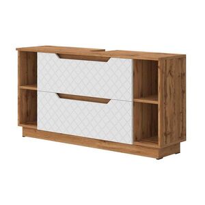 Vicco DOLNÍ SKŘÍŇKA POD DŘEZ Lotta Bílá 119.2 x 62.5 cm se 2 zásuvkami obraz