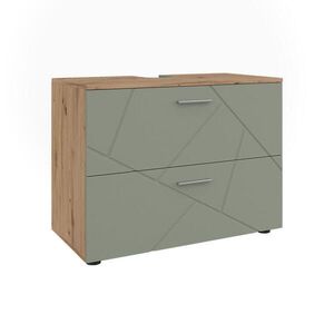 Vicco DOLNÍ SKŘÍŇKA POD DŘEZ Irma Šalvějově zelená 80 x 58.6 cm se zásuvkami obraz