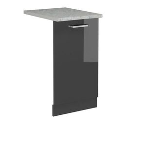 Vicco ČELNÍ PANEL MYČKY R-Line Antracitový vysoký lesk 45 cm s pracovní deskou obraz