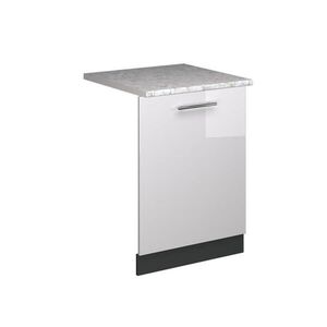 Vicco ČELNÍ PANEL MYČKY Fame-Line Bílá vysoký lesk 60 cm s pracovní deskou obraz