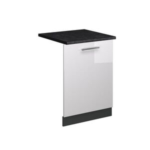 Vicco ČELNÍ PANEL MYČKY Fame-Line Bílá vysoký lesk 60 cm , PD Antracit obraz
