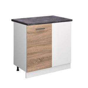 Vicco ROHOVÁ SKŘÍŇKA R-Line Sonoma 86 cm , PD Antracit obraz