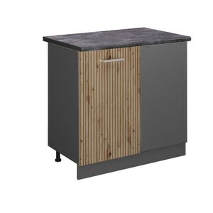 Vicco ROHOVÁ SKŘÍŇKA R-Line Řemeslný dub 86 cm , PD Antracit obraz