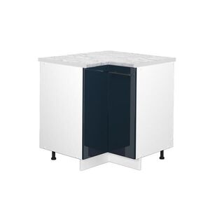 Vicco ROHOVÁ SKŘÍŇKA Fame-Line Tmavě modrá s vysokým leskem 80.5 cm , PD Mramor obraz