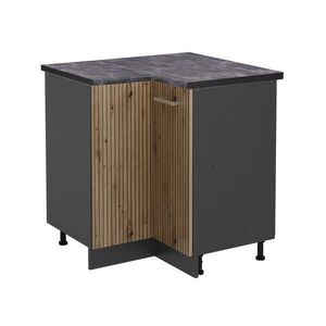 Vicco ROHOVÁ SKŘÍŇKA R-Line Řemeslný dub 75.6 cm , PD Antracit obraz